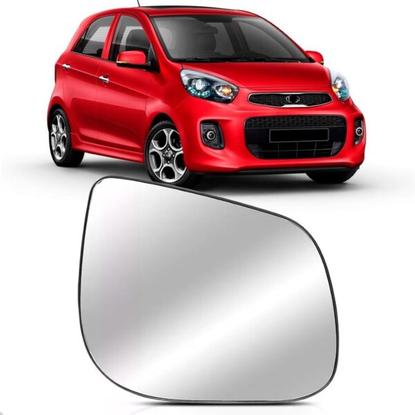 Lente Retrovisor Para Kia Picanto 2012 Até 2015 Lado Esquerdo