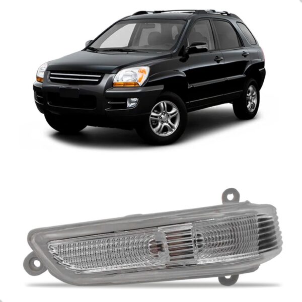 Sinaleira Retrovisor Para Kia Sportage 2005 2006 2007 A 2010 Lado Esquerdo