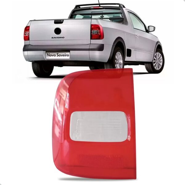 Lente Lanterna Traseira Para Vw Saveiro 2010 2011 A 2016 Lado Esquerdo