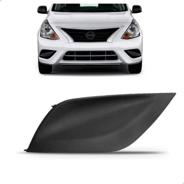 Moldura Milha Versa 2015 2016 2017 2018 2019 Sem Furo Lado Direito