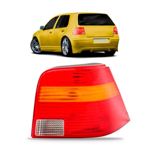 Lanterna Traseira Golf 1998 99 00 01 02 03 A 2006 Tricolor Lado Direito