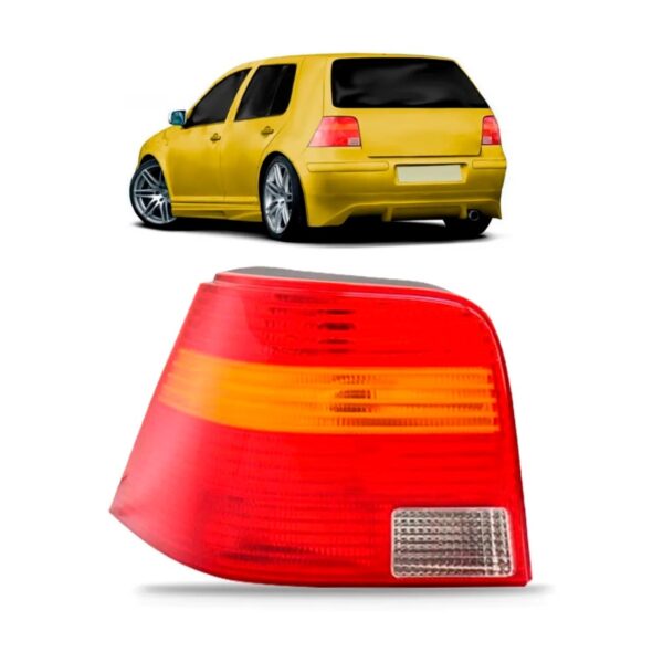 Lanterna Traseira Golf 1998 99 00 01 02 03 A 2006 Tricolor Lado Esquerdo