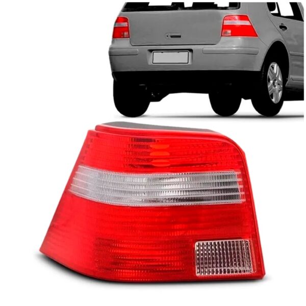 Lanterna Bicolor Traseira Golf Sapao 1998 A 2006 1ª Linha Direito Bicolor