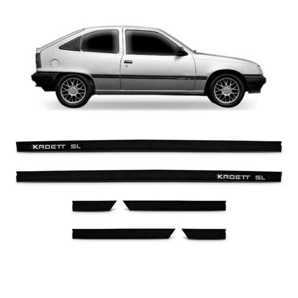 Jogo Friso Lateral Para Kadett Sl 1989 1990 A 1998 6pcs