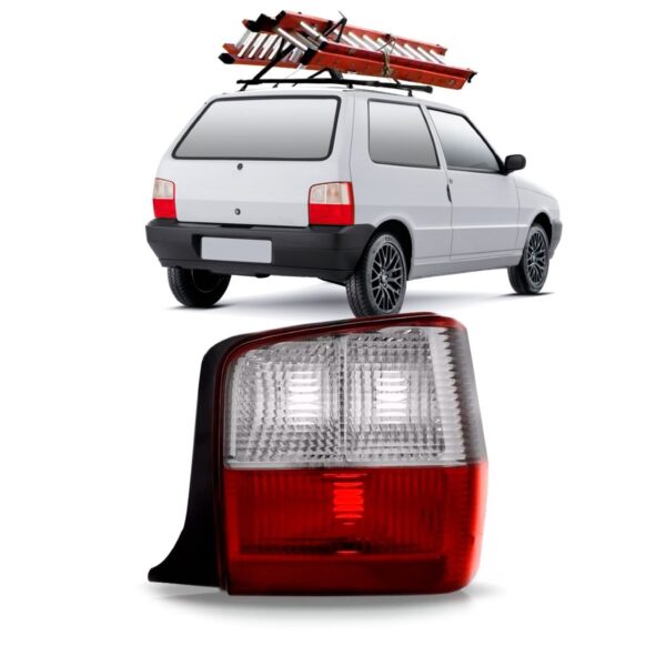 Lanterna Traseira Uno 2004 05 06 07 08 09 2010 Bicolor Lado Direito