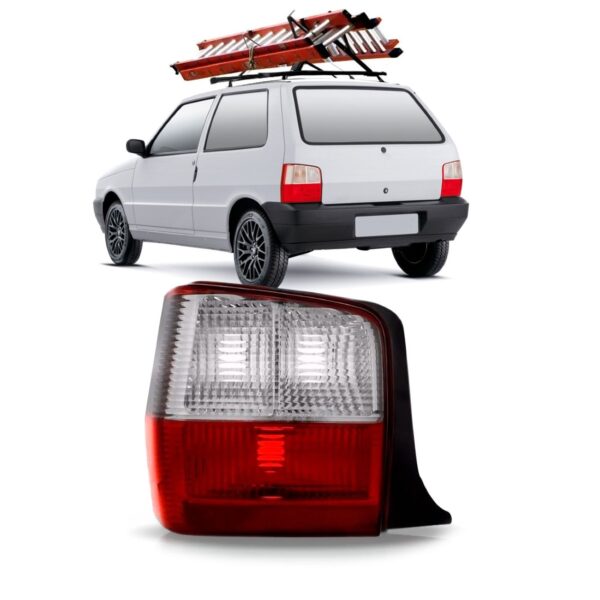 Lanterna Traseira Uno 2004 05 06 07 08 09 2010 Bicolor Lado Esquerdo