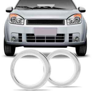 Aro Farol Milha Fiesta 2007 08 09 2010 Copo Cromado Ld/le