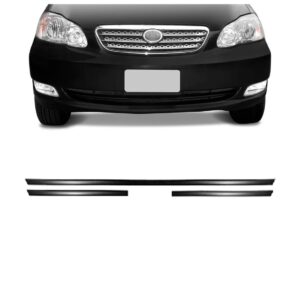 Borrachão Envolvente Dianteiro Corolla 2003/2007 Preto 3 Peç