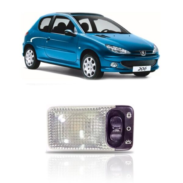 Botão Interruptor Peugeot 206 2004 A 2011 Luz Cortesia