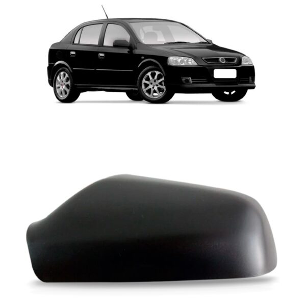 Capa Retrovisor Astra 1999 00 01 02/2010 Preto Texturizado Lado Esquerdo
