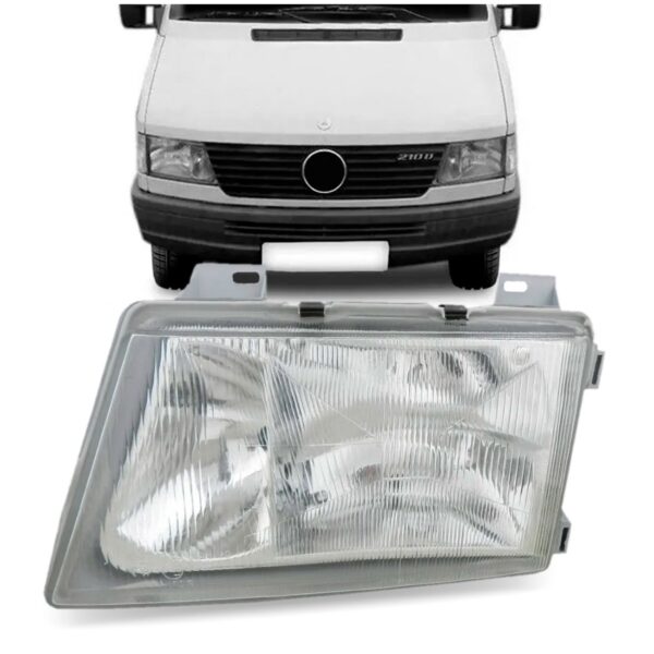 Farol Sprinter Com Auxiliar 95 96 97 98 99 00 01 02 1ª Linha Esquerdo/motorista