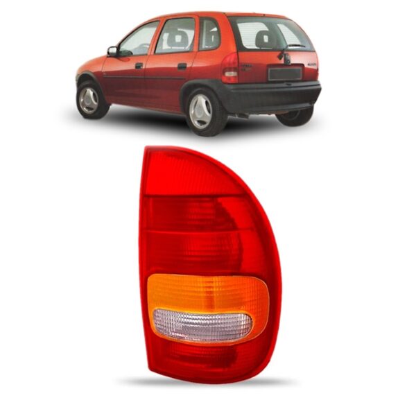Lanterna Traseira Corsa Pick Up Sw 1994/1999 Tricolor Oferta Lado Direito