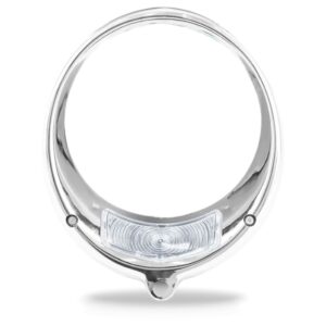 Aro Farol Para Fusca Tremendao 1969 1970 1971 1972 Cromado Cinza Ambos Os Lados