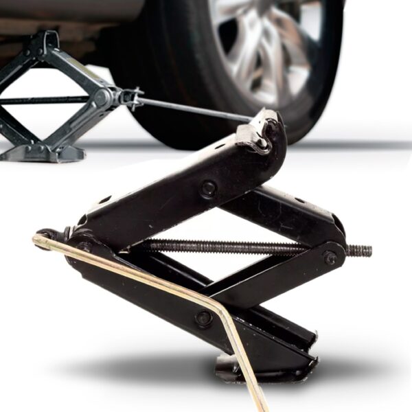 Macaco Sanfona L 1 Tonelada C/ Cor Preta Fabricado Em Ferro