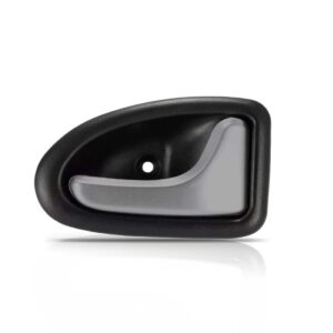 Puxador Interno Porta Renault Clio Gatilho Cinza Escuro Lado Direito