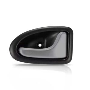 Puxador Interno Porta Renault Clio Gatilho Cinza Escuro Lado Direito