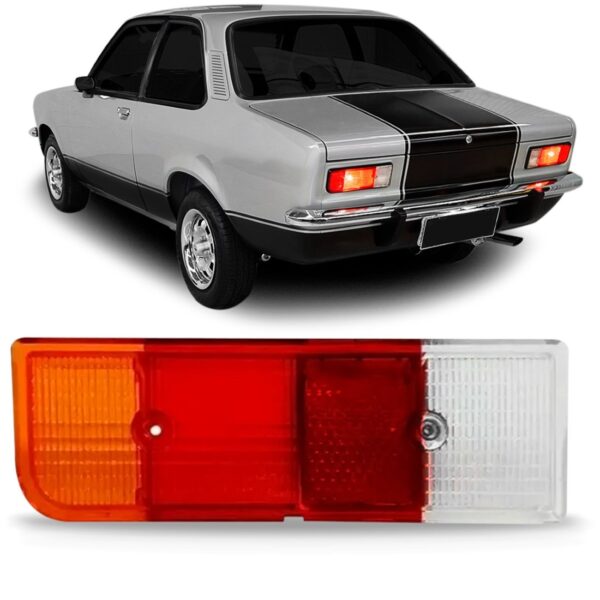 Lente Sinaleira Traseira Chevette 1973 1974 1975 1976 1977 Lado Esquerdo