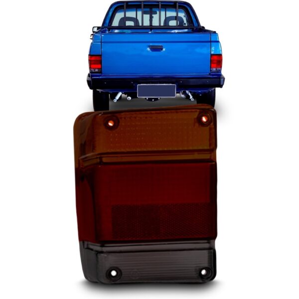 Lente Sinaleira Traseira Chevy Marajo 1983 84 A 93 1994 Fume Lado Esquerdo