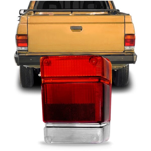 Lente Lanterna Traseira Chevy 1983 A 93 1994 Fumê Acrilico Lado Direito