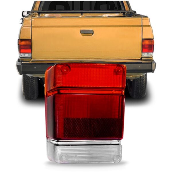 Lente Lanterna Traseira Chevy 1983 A 93 1994 Fumê Acrilico Lado Esquerdo