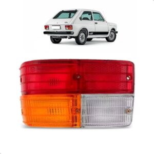 Sinaleira Traseira Para Fiat 147 1979 1980 81 A 82 Tricolor Lado Esquerdo