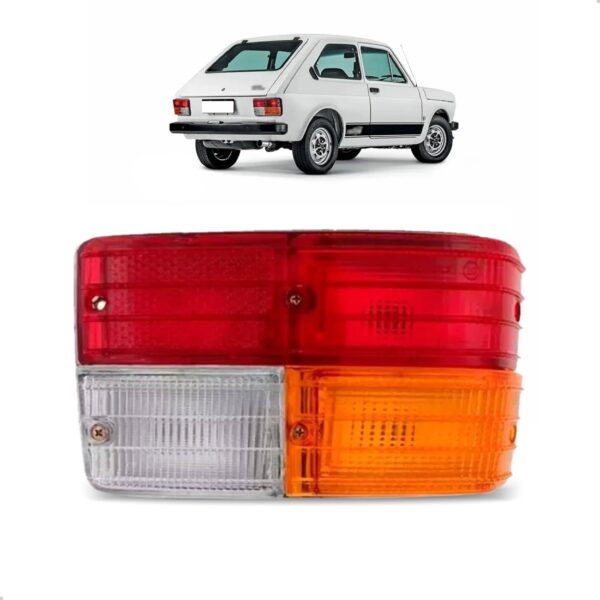Sinaleira Traseira Para Fiat 147 1979 1980 81 A 82 Tricolor Lado Direito