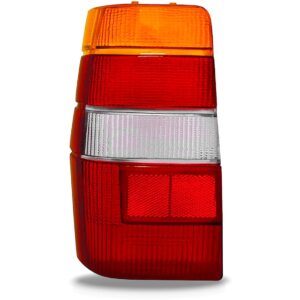 Lente Sinaleira Traseira Fiorino 86/1997 Mod Carto Tricolor Lado Esquerdo