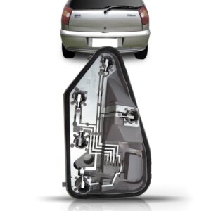 Placa Circuito Lanterna Traseira Palio 96 97 98 99 00 Oferta Lado Direito