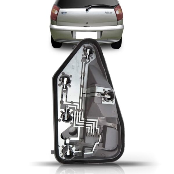 Placa Circuito Lanterna Traseira Palio 96 97 98 99 00 Oferta Lado Direito