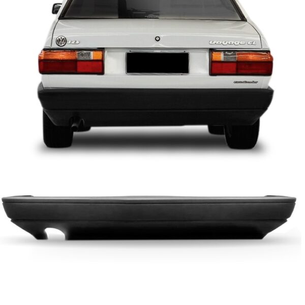 Envolvente Traseiro Voyage Quadrado 1987 A 1994 Cinza Claro