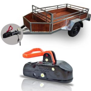 Munheca Reforçada 2.500kg Carretinha Reboque Trava Segurança