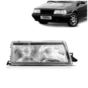 Farol Tempra 91 92 93 1994 95 1996 Com Foco Simples 1ª Linha Direito/passageiro