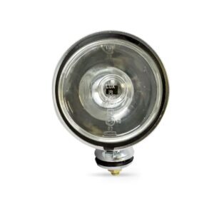 Farol Off Road 130mm Branco E Cromado Universal Com Garantia