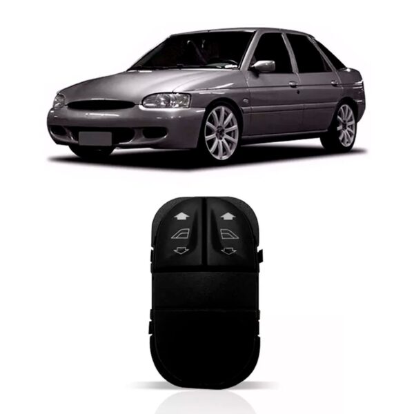 Chave Acionadora Vidro Duplo Ford Escort 1997 A 2002