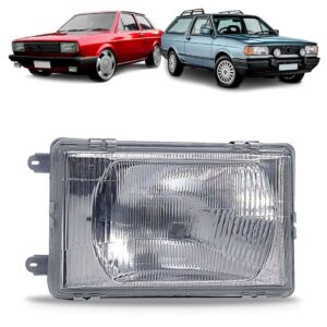 Farol Voyage Parati Saveiro Gts 1987 1988 1989 1990 1ª Linha Esquerdo/motorista