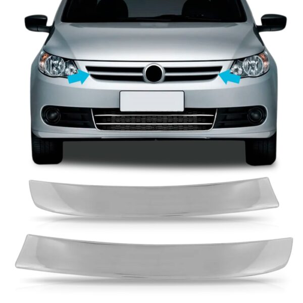 Friso Grade Gol G5 Gv 2009 2010 2011 2012 Cromado