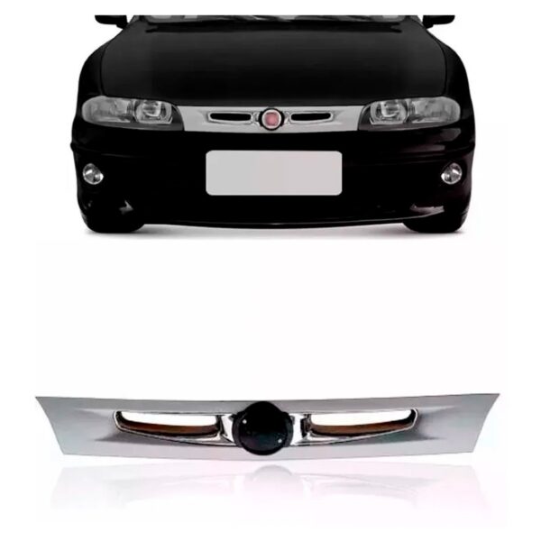 Grade Radiador Marea 19987 1988 89 90 91 92 93 2004 1a Linha Cinza