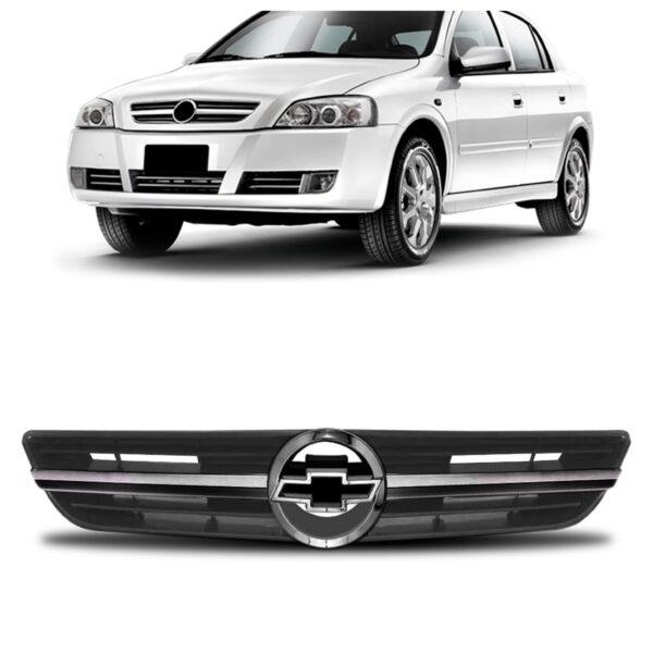 Grade Radiador Astra 2003 2004 2005 A 2012 C/friso 1a Linha Cinza