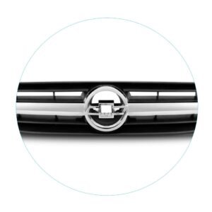 Grade Radiador Zafira 2003 2004 A 2011 C/friso 1a Linha Preto