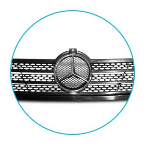 Grade Radiador Sprinter 2003 A 2011 Friso C/emblema 1a Linha Preto