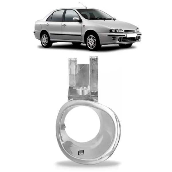 Suporte Farol Milha Marea Brava 98 99 00/2003 Cromado Oferta Lado Esquerdo