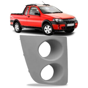 Moldura Milha Palio Adventure 04/2008 Primer Com Furo Oferta Lado Direito