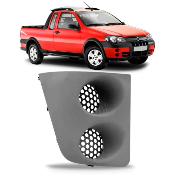 Moldura Milha Palio Adventure 04/2008 Primer Sem Furo Oferta Lado Direito