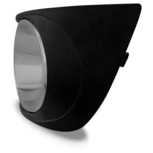 Moldura Milha Stilo 2008 2009 2010 2011 2012 Com Furo Prata Lado Esquerdo