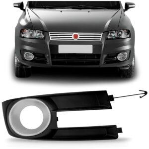 Moldura Milha Stilo 2008 2009 2010 2011 2012 Com Furo Prata Lado Direito