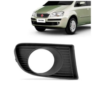 Moldura Milha Idea 2005 06 07 2008 2009 2010 Com Furo Preto Lado Direito