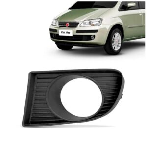 Moldura Milha Idea 2005 06 07 2008 2009 2010 Com Furo Preto Lado Esquerdo