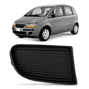 Moldura Milha Idea 2005 2006 2007 08 09 2010 Preto Sem Furo Lado Direito