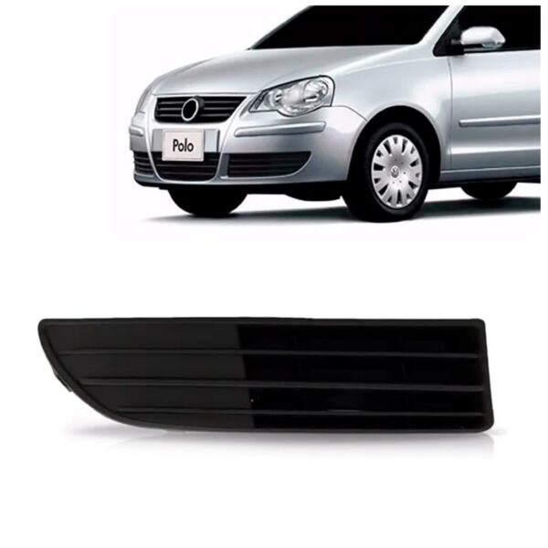 Moldura Milha Polo 07 2008 09 2010 2011 S/furo Preto Oferta Lado Direito