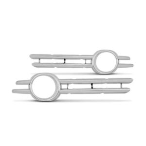 Par Moldura Cromado Do Farol De Milha Vw Fox 2007 2008